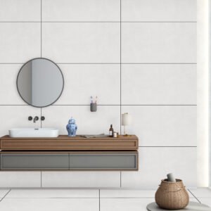 Alternative view of Imperial Bianco GVT Tile – 600×1200mm (Matt Finish)