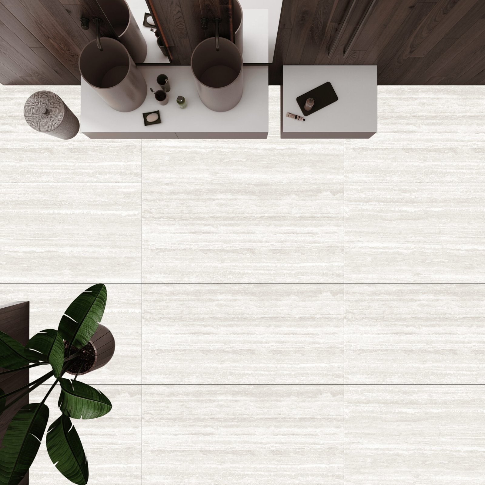Levantina Bianco GVT Tile – 600×1200mm (Matt Finish) - Image 2