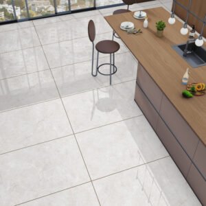 Alternative view of Pano Light End GVT Tile – 600×1200mm (Glossy Finish)